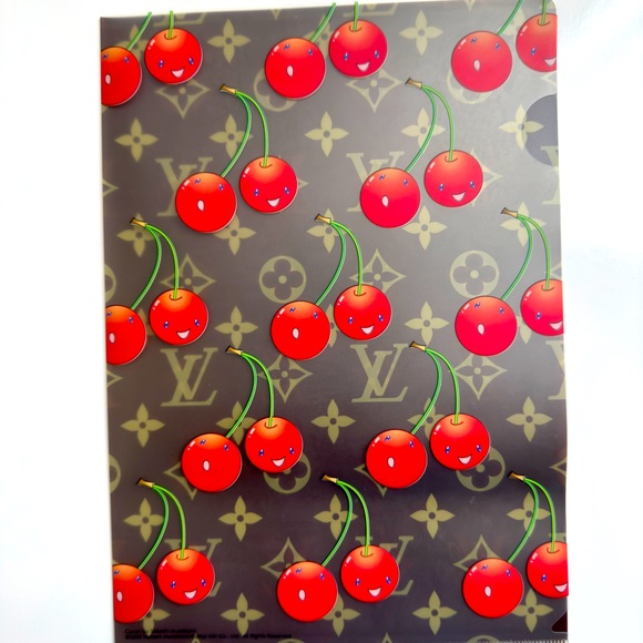 LOUIS VUITTON x TAKASHI MURAKAMI Cherry Line Folder Organizer - Picture 1 of 6